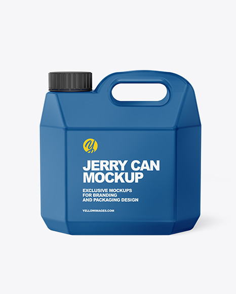 Glossy Jerry Can Mockup