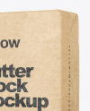 Kraft Butter Block Mockup