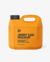 Matte Jerry Can Mockup