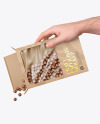 Paper Box With Chocolate Balls Mockup