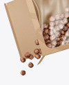 Paper Box With Chocolate Balls Mockup