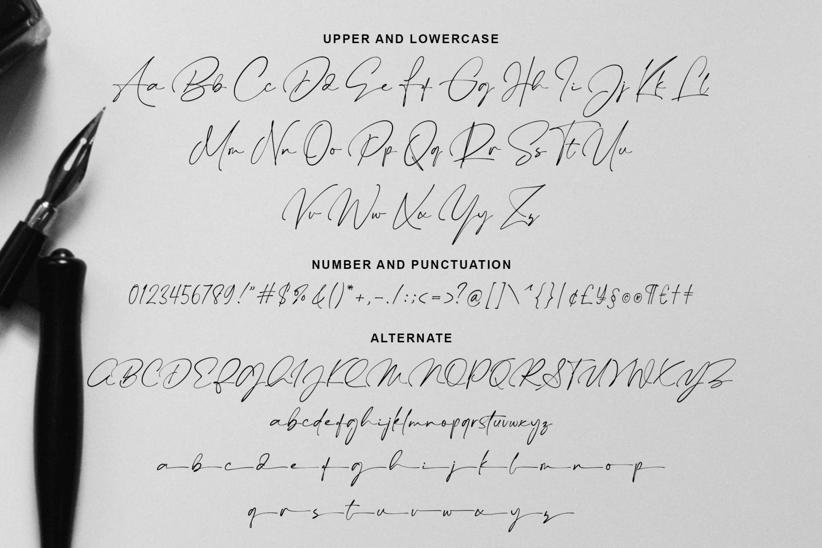 Dontheus - Signature Font