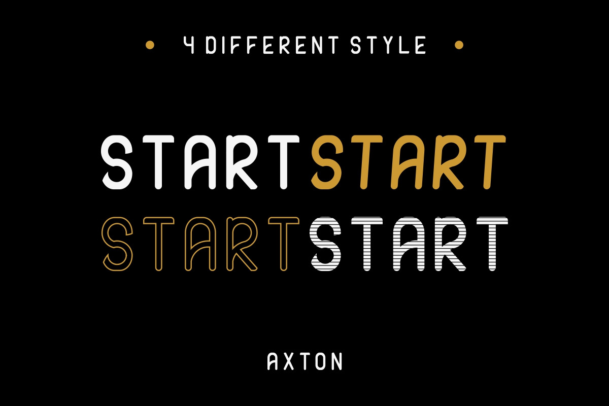 AXTON Sans Serif Font AXTON Sans Serif Font