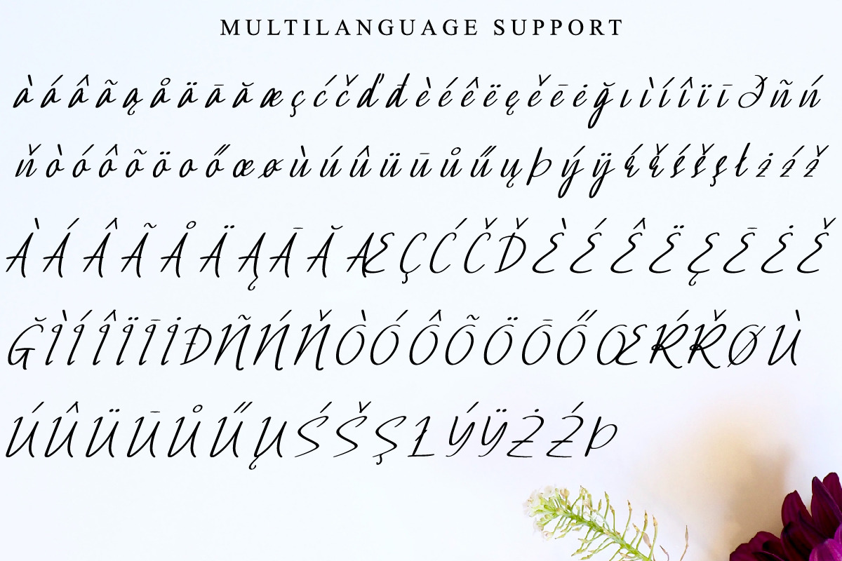 Daylighted Calligraphy Font Daylighted Calligraphy Font