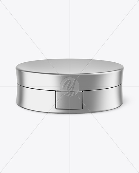 Matte Metallic Cosmetic Jar Mockup