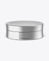 Matte Metallic Cosmetic Jar Mockup