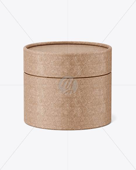 Matte Kraft Paper Tube Mockup