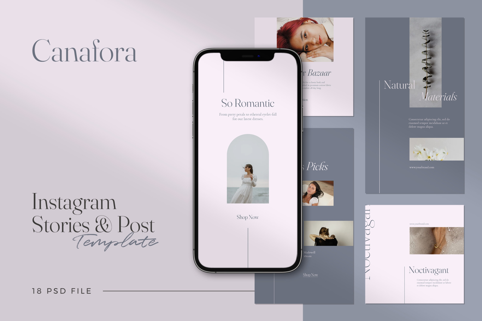 Canafora - Instagram Stories &amp; Post Template