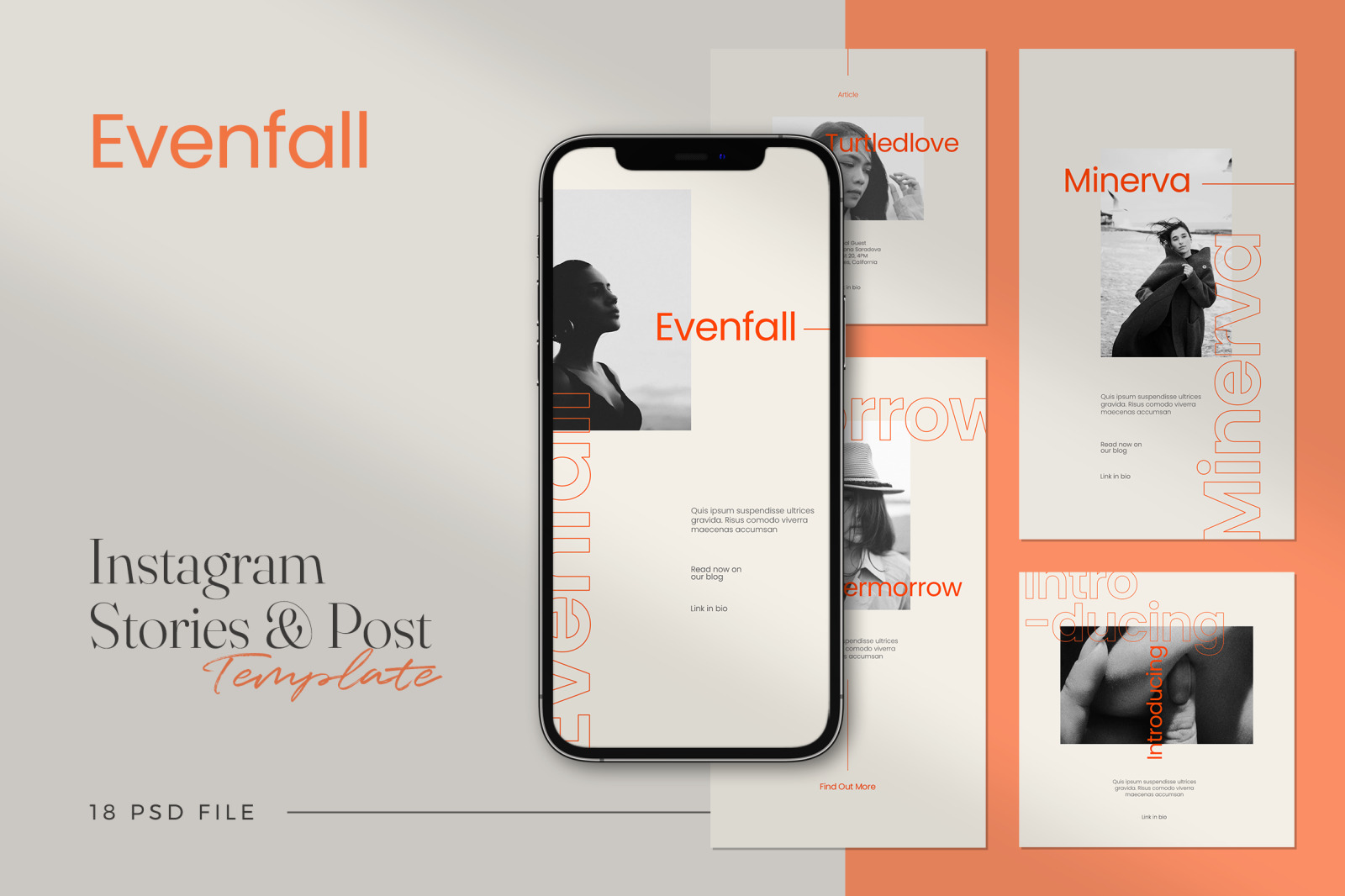 Evenfall - Instagram Stories &amp; Post Template