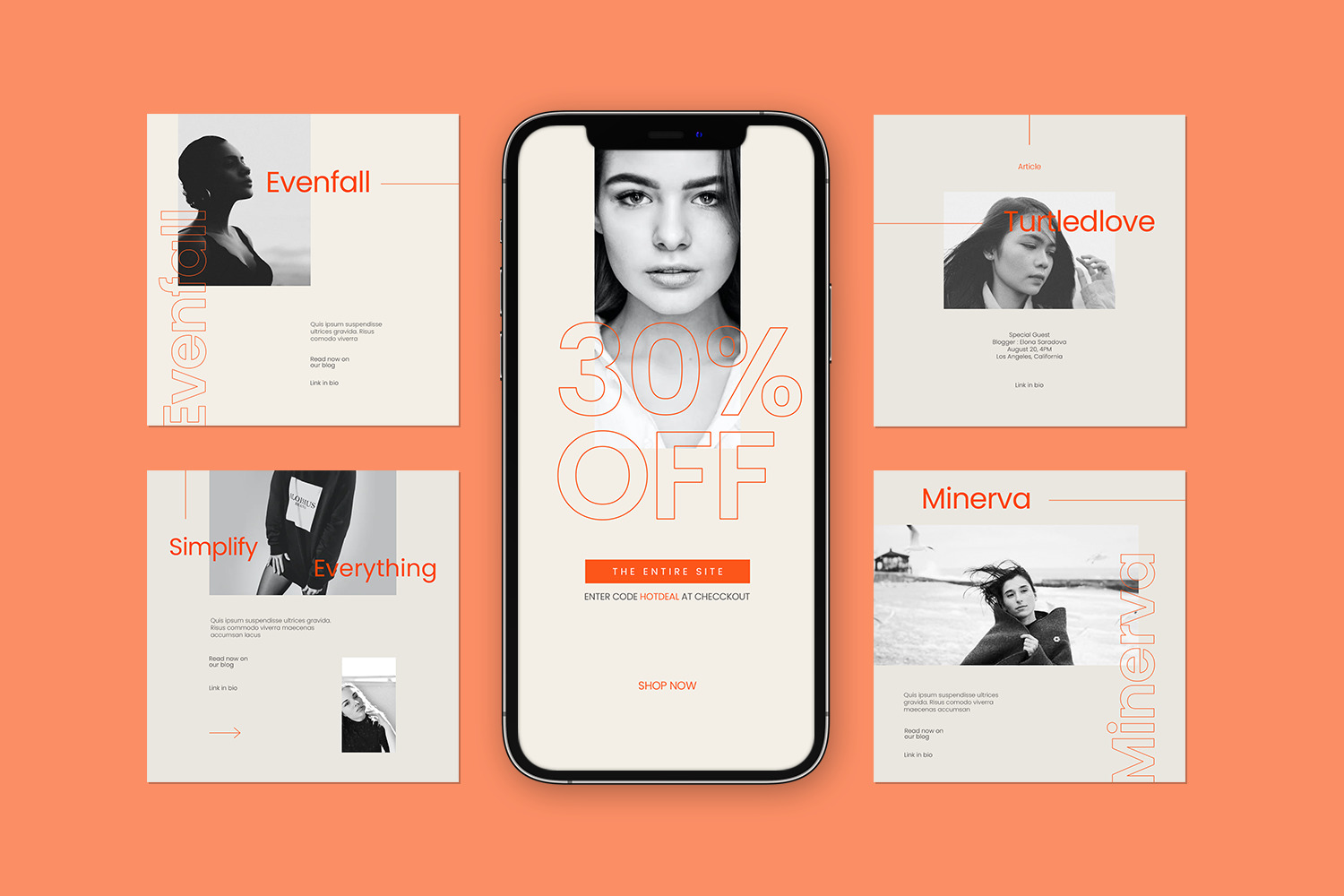 Evenfall - Instagram Stories & Post Template Evenfall - Instagram Stories & Post Template