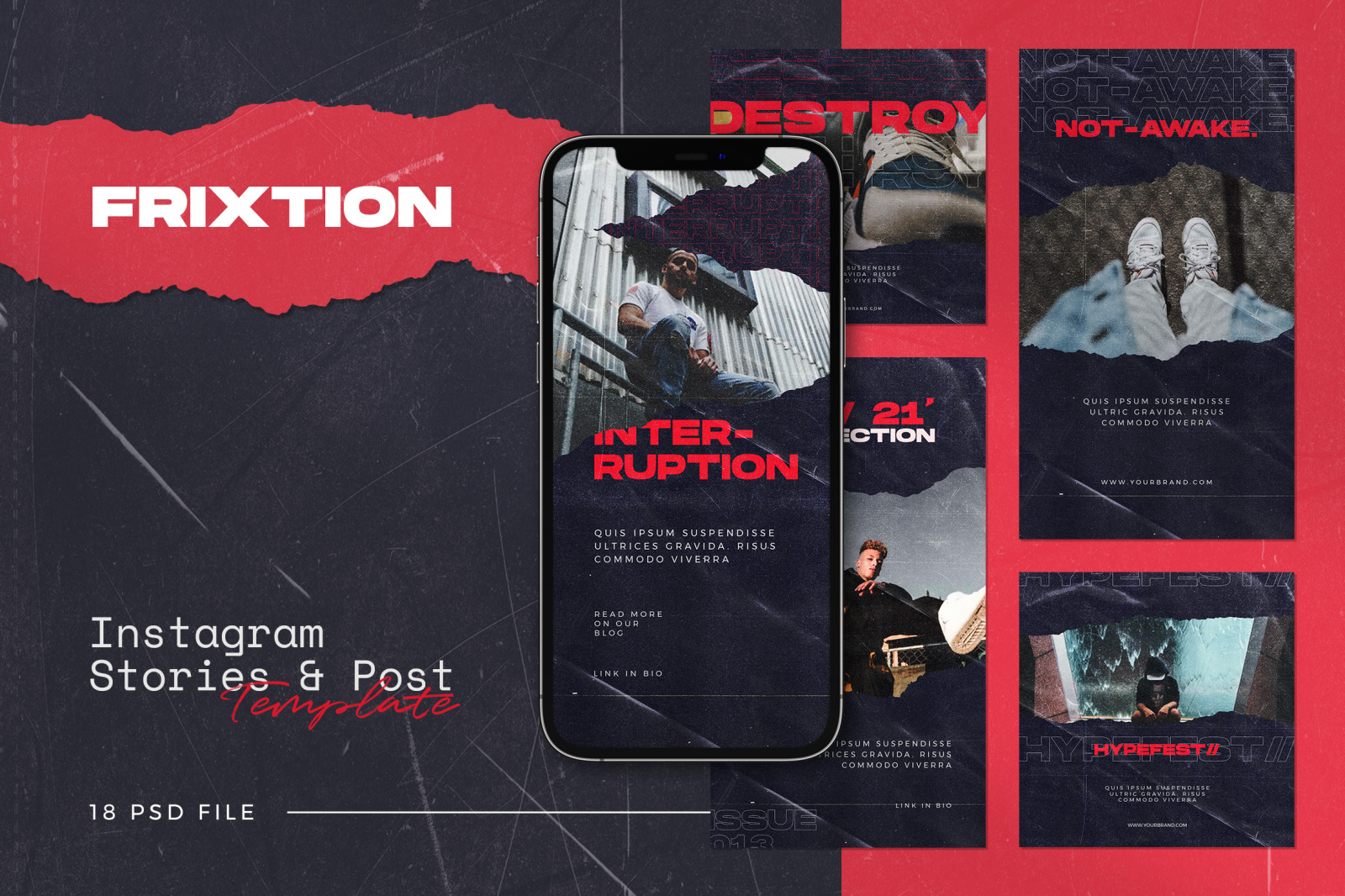 Frixtion Instagram Template