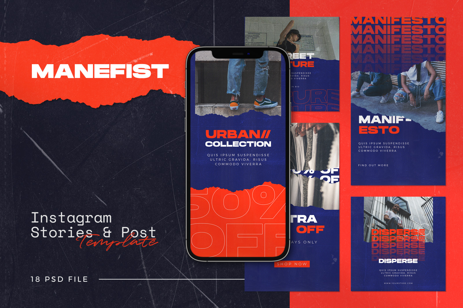 Manefist Instagram Template Manefist Instagram Template