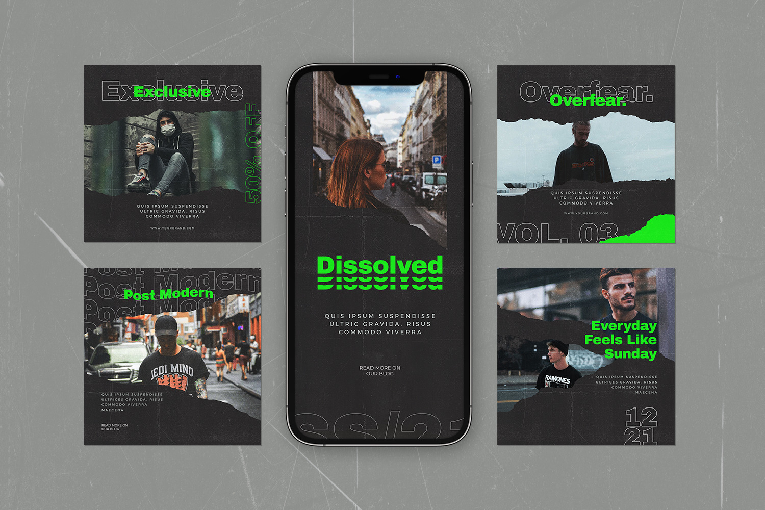 Destrix Instagram Template Destrix Instagram Template