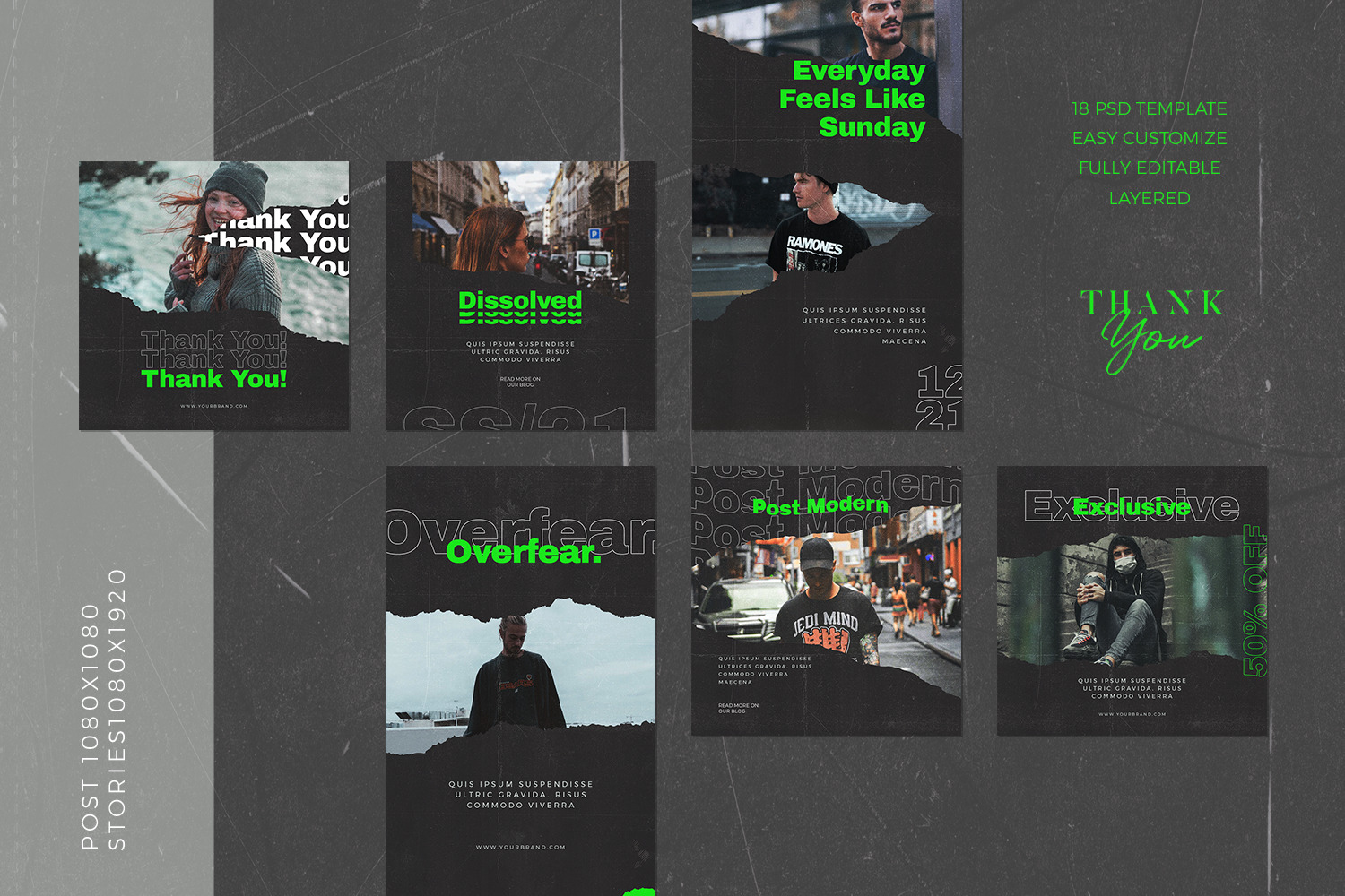 Destrix Instagram Template Destrix Instagram Template