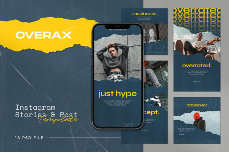 Overax Instagram Template - Instapost