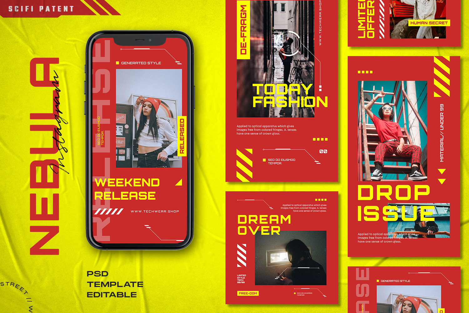Nebula Instagram Stories & Post Template Nebula Instagram Stories & Post Template
