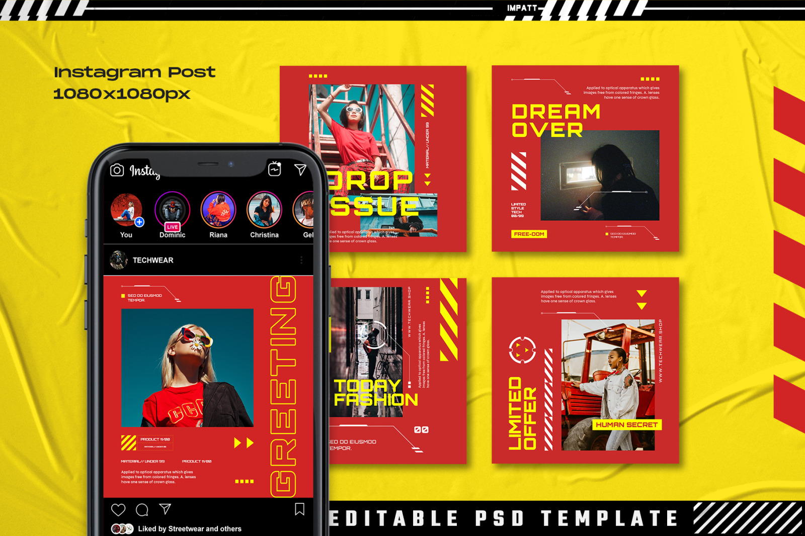Nebula Instagram Stories & Post Template Nebula Instagram Stories & Post Template