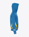 Hoodie Mockup with Ribbing - Right Side View