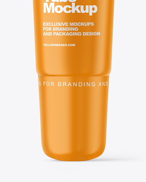 Matte Cosmetic Tube Mockup