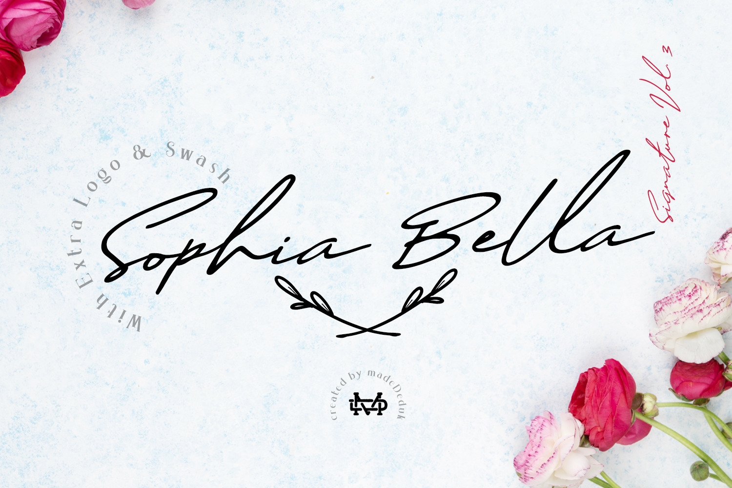 Sophia Bella - Signature Font