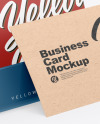 Business Cards w/ Glossy Holder Mockup