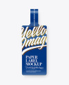 Glossy Paper Label Mockup