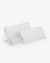 Business Cards w/ Transparent Holder Mockup