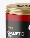 Matte Cosmetic Jar Mockup