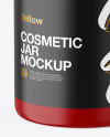 Matte Cosmetic Jar Mockup