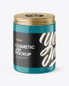 Glossy Cosmetic Jar Mockup Glossy Cosmetic Jar Mockup