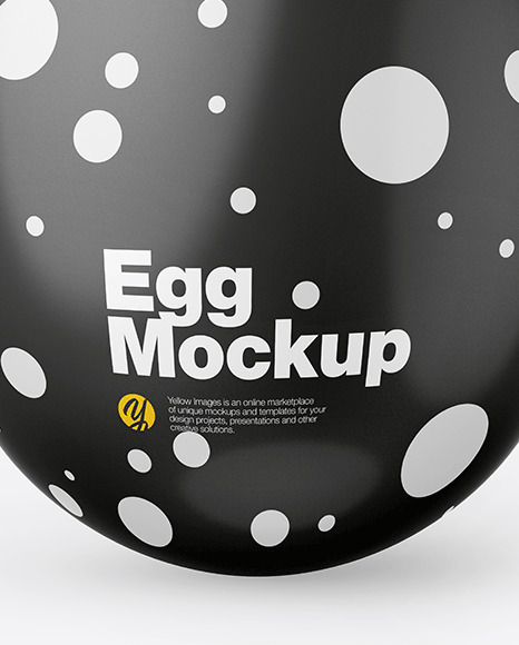 Glossy Egg Mockup