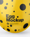 Glossy Egg Mockup