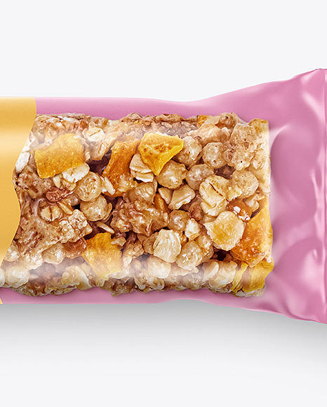 Muesli Bar With Apple Mockup