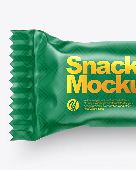 Muesli Bar With Apple Mockup