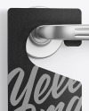 Kraft Door Hanger Mockup