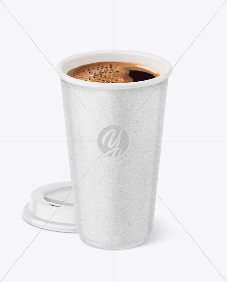 Kraft Paper Coffee Cup Mockup