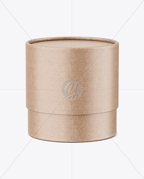 Kraft Paper Tube Mockup