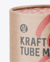 Kraft Paper Tube Mockup