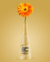 Ceramic Vase with Gerbera Flower Mockup