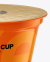 Plastic Glossy Cup Mockup