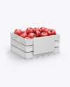 Crate with Apples Mockup