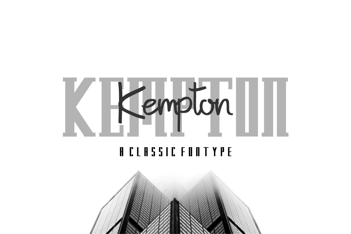 Kempton Trio Font Kempton Trio Font