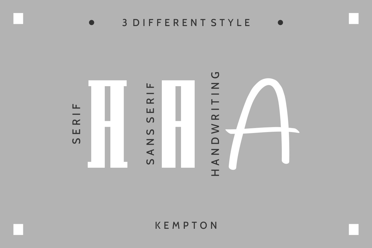 Kempton Trio Font Kempton Trio Font