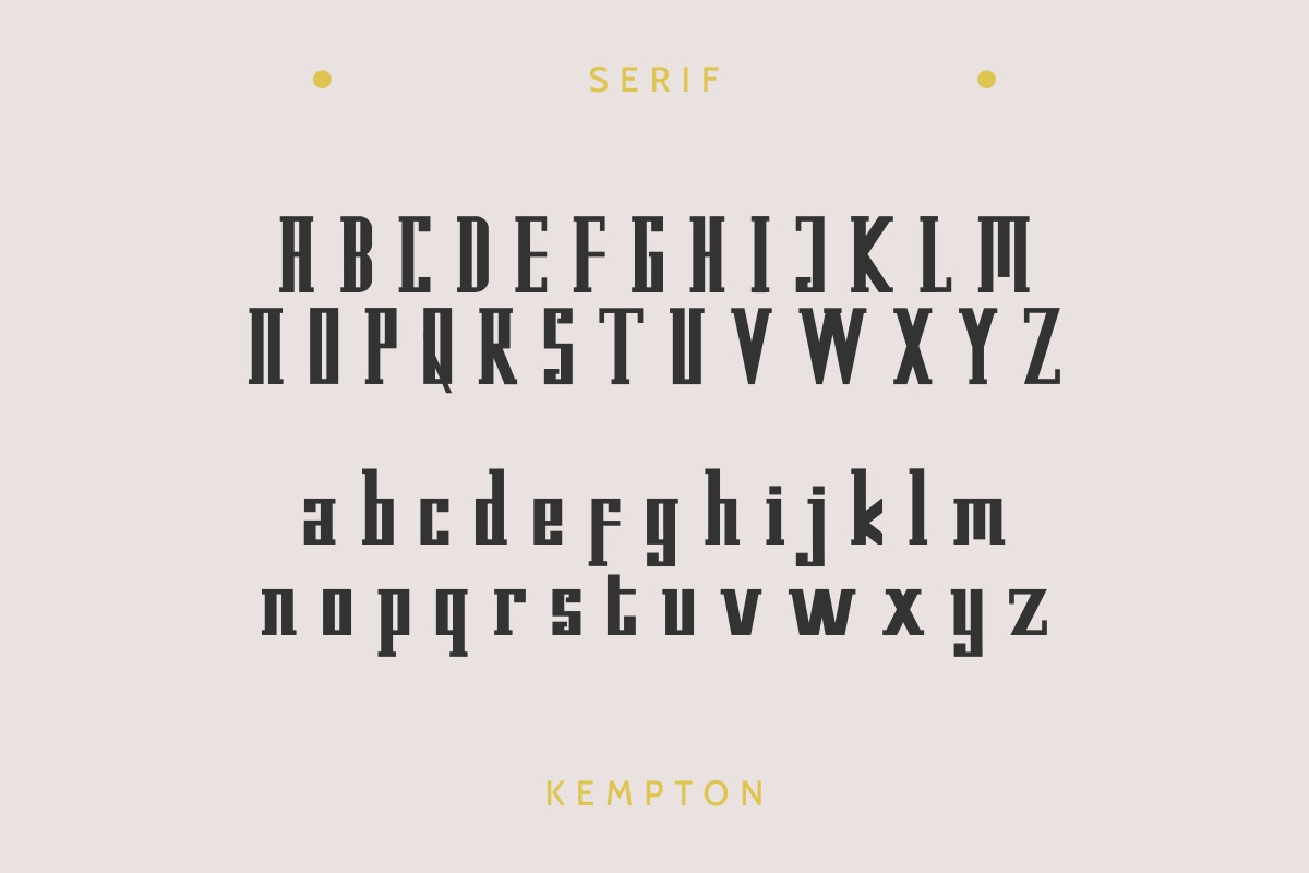 Kempton Trio Font Kempton Trio Font