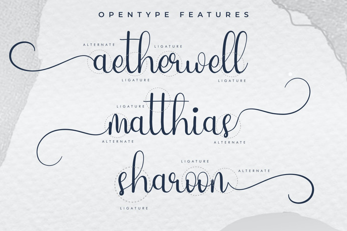 Undertones Calligraphy Font