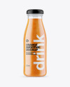 Orange Smoothie Bottle Mockup