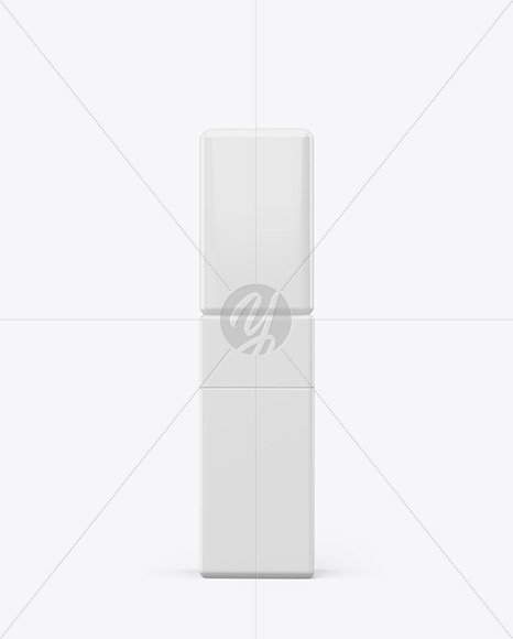 Glossy Square Lipstick Tube Mockup