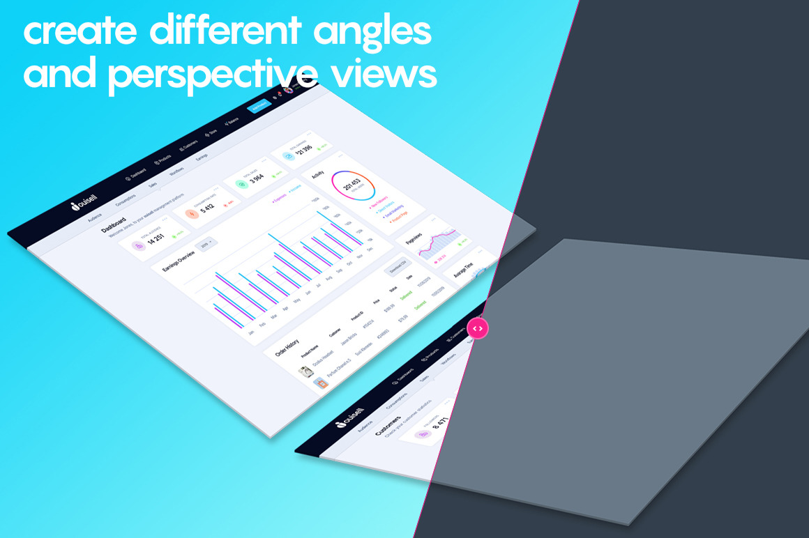 Perspective Website Mockups