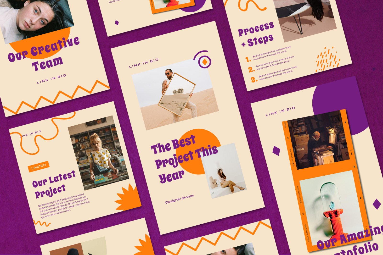 Cribble - Retro Instagram Template Cribble - Retro Instagram Template