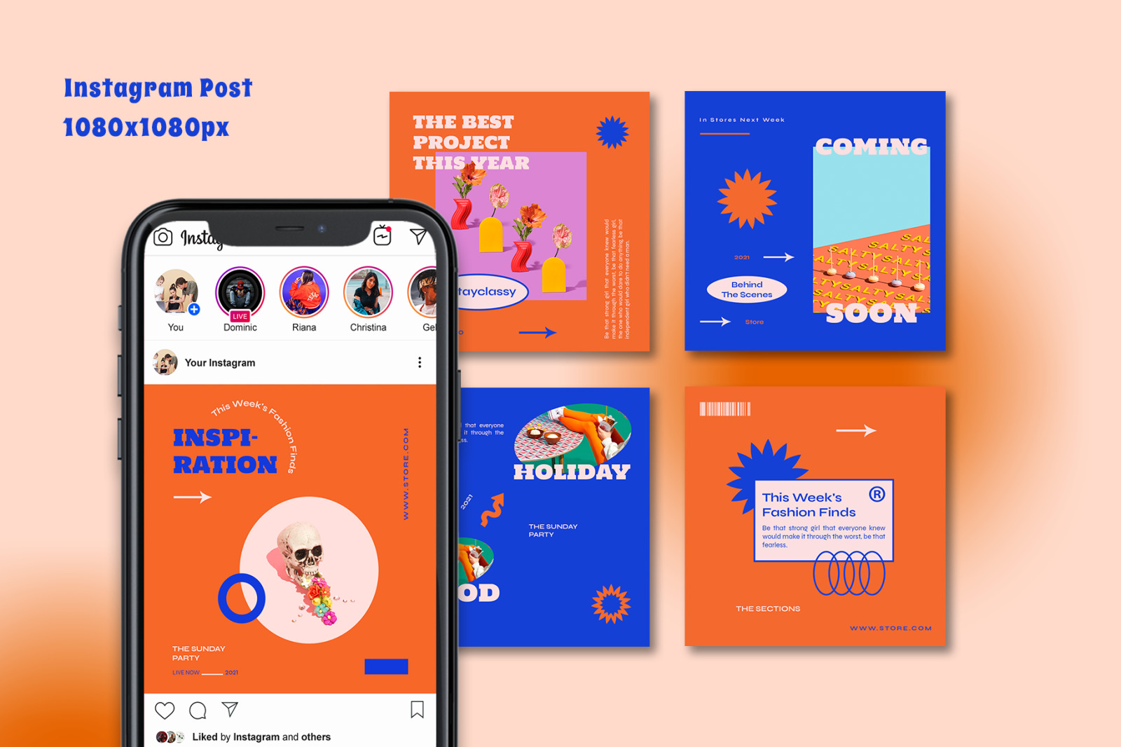 Camaria - Retro Instagram Template Camaria - Retro Instagram Template